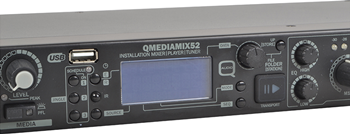 5 Channel Audio Mixer with Media Player, Bluetooth & FM Tuner